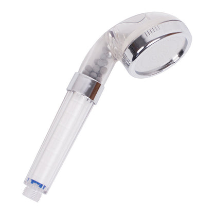 Large filter pressurized water-saving shower head