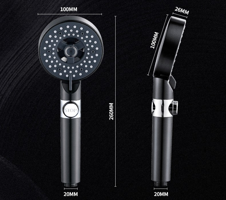 Five-speed Filter Water Purification Pressurized Water Stop Shower